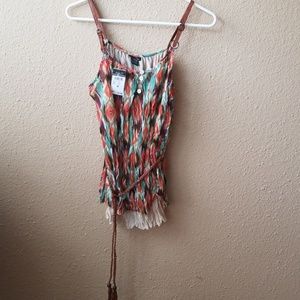 Rue 21 Blouse buckle straps new with tags